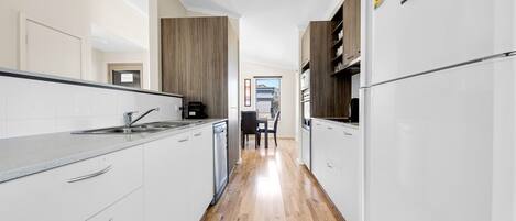 Microwave, oven, dishwasher