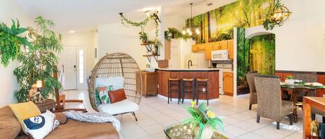 TV, videospill, bøker og kontorer