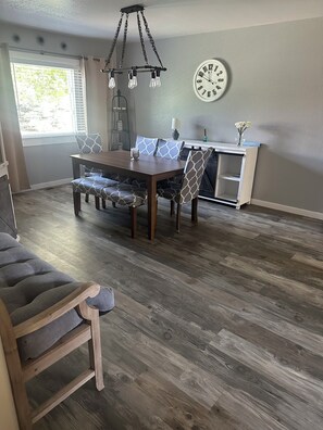Dining - Clean, Comfortable 3BR Home in Casper – Ideal for Families, Nurses, or Travelers (Casper)