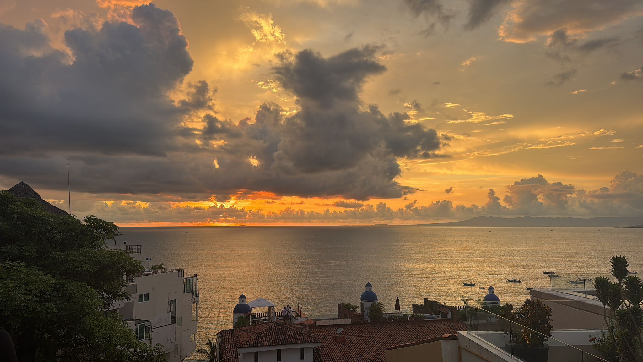 Blick von der Unterkunft