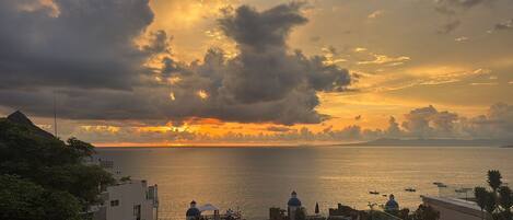 Blick von der Unterkunft