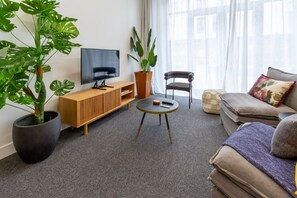 TV - Like A Hotel Room, But Better. Single Level Studio (Christchurch)