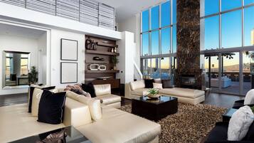 Smart-TV og stereoanlegg