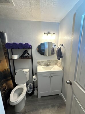 Hair dryer, towels, soap, shampoo - LUXURY GOLF GETAWAY DOWNTOWN BOISE (Boise)