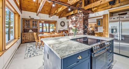 Lakeside Retreat in Naples, ME – Private Beach, and Stunning Views!