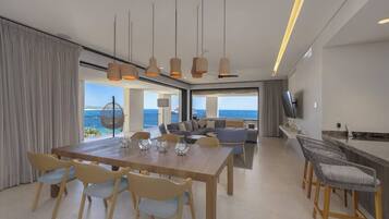 Lyxlägenhet - havsutsikt | Matsal