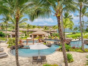 Piscina externa, piscina aquecida