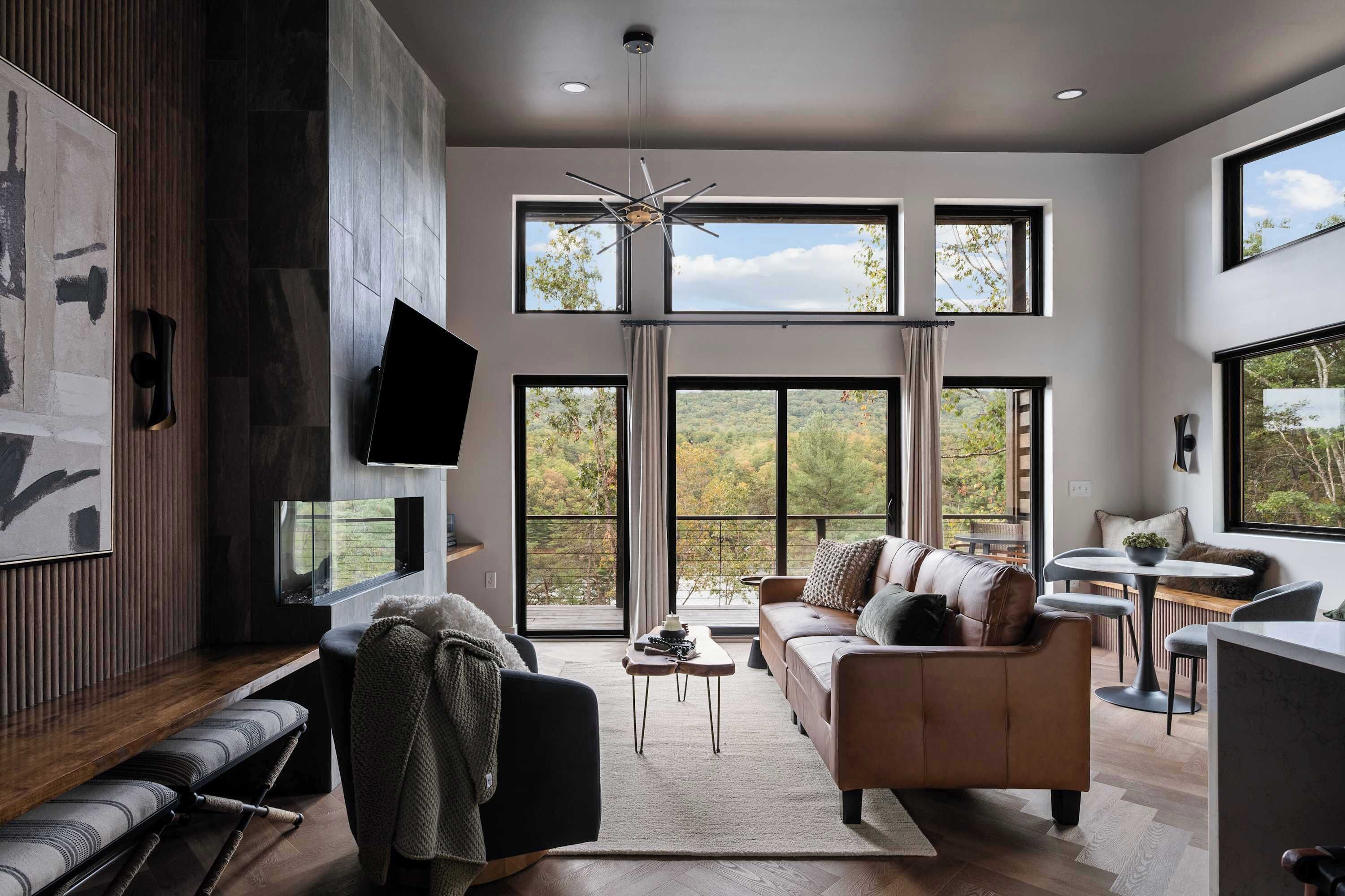 Téléviseur, foyer, bureau