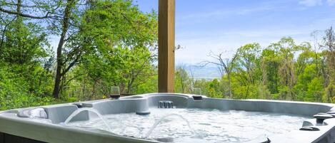 Bain à remous extérieur