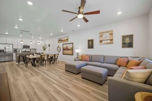 Condo, Multiple Beds, Hot Tub, Mountain View (The Grand Retreat) | Living area - The Grand Retreat - 18 Guests (Hurricane)