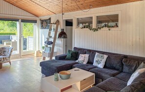 TV, fireplace - Pet friendly home in Bjert with WiFi (Bjert)