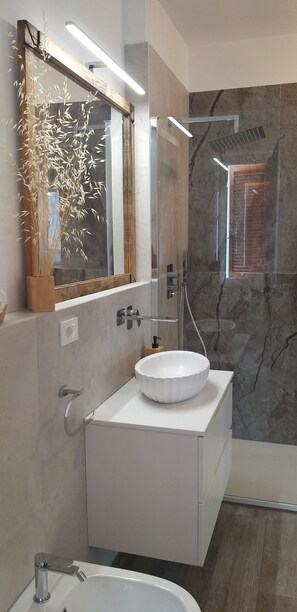Hårtørrer, bidet, håndklæder, Sæbe