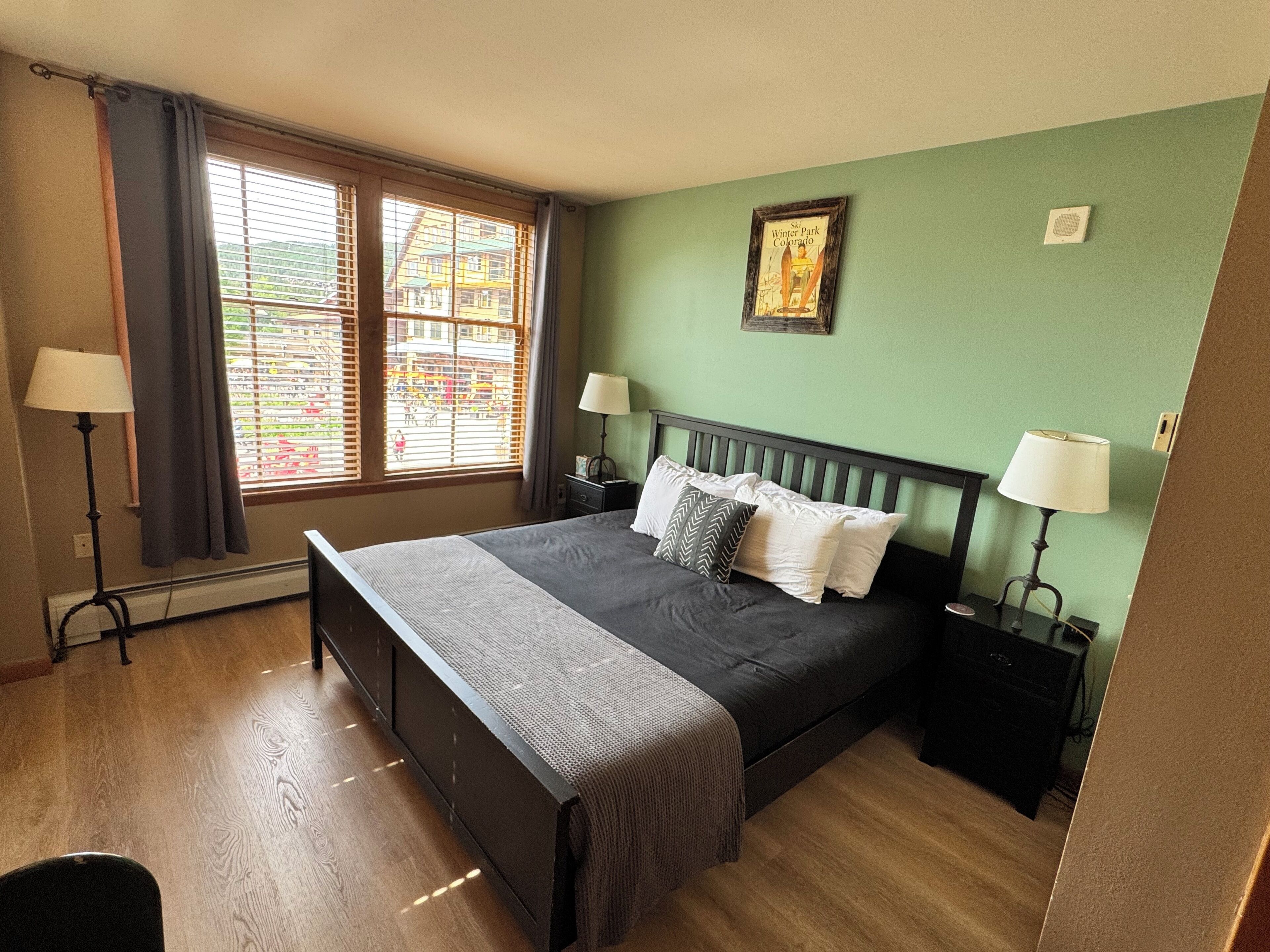 1 bedroom, travel crib, free WiFi, bed sheets