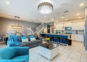 Living area - Private Pool 5BR Solterra Retreat by Disney (Davenport)