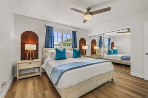 3 soverom, strykejern/-brett, reiseseng for barn og wi-fi