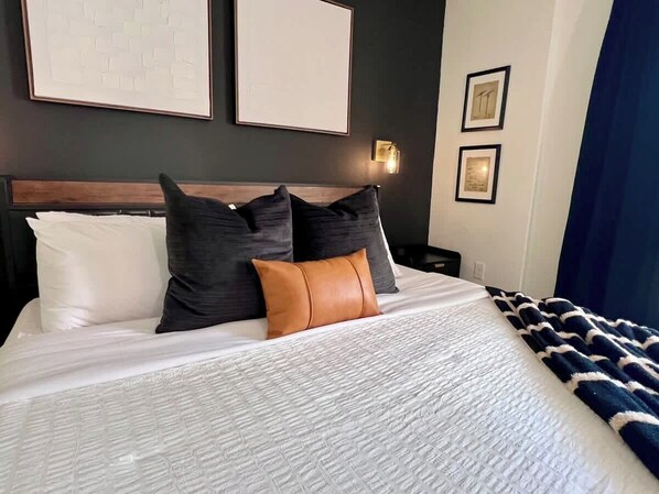 1 bedroom, iron/ironing board, travel crib, free WiFi
