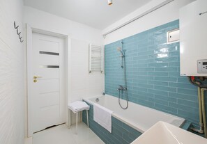 Hair dryer, towels