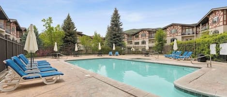 Indoor pool, a heated pool