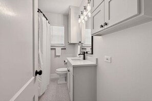 Hair dryer, towels