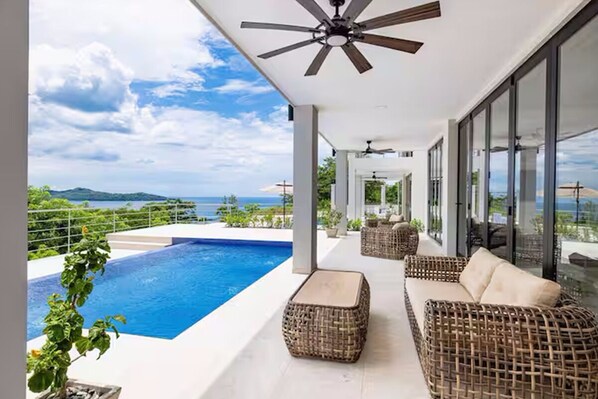 Outdoor pool, a heated pool - Flamingo Luxury Makai Villa Next to the Beach (Playa Flamingo)