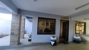 Interior entrance