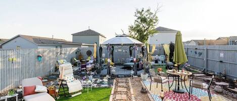 Opções para refeição ao ar livre