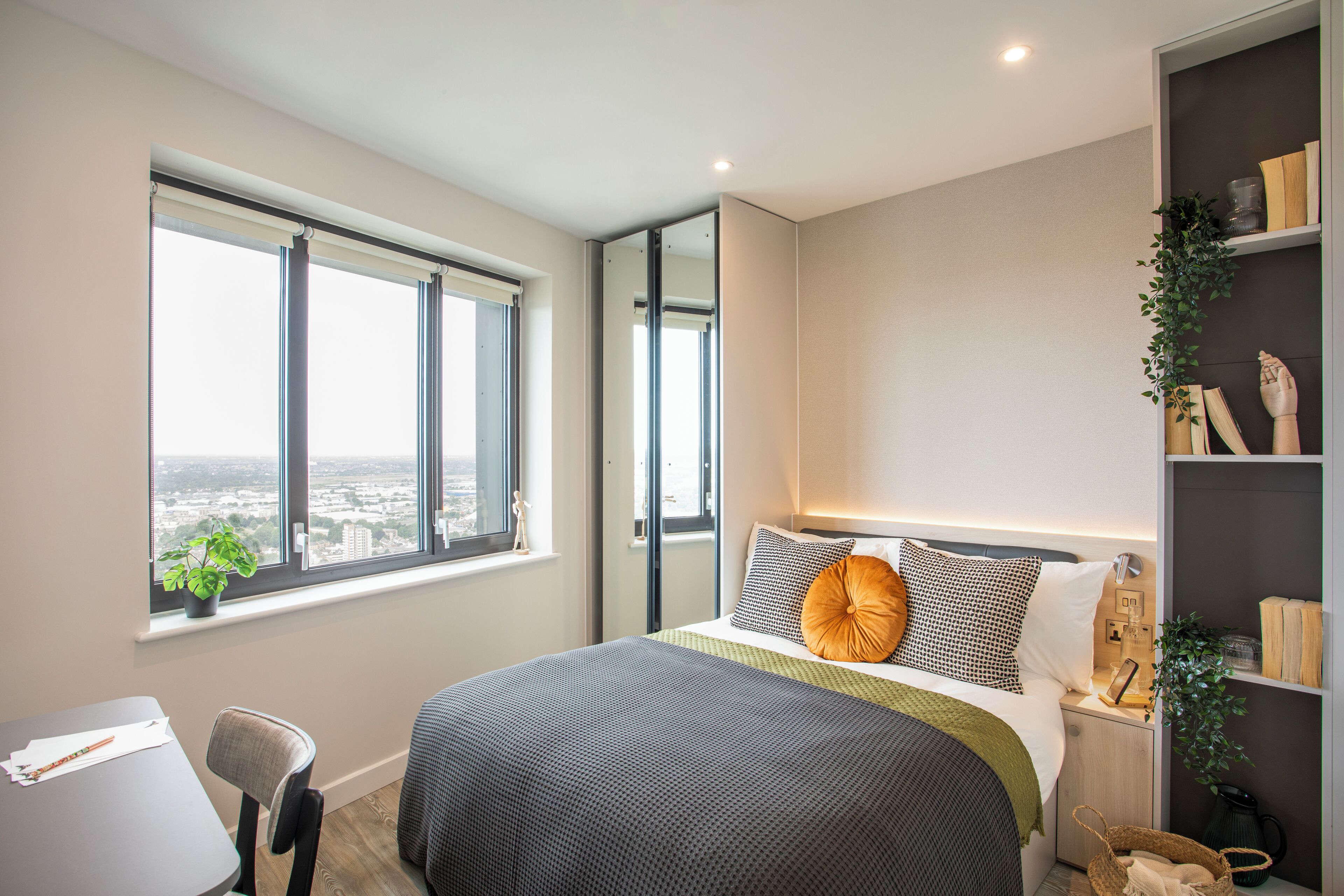 Superior Studio | Individually decorated, individually furnished, desk, laptop workspace