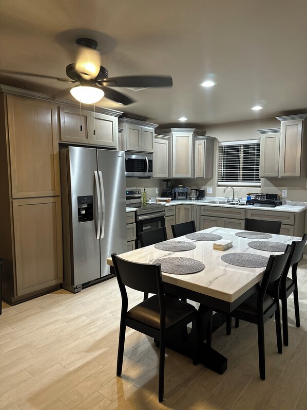 Microwave, oven, stovetop