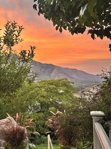 40 mile view at 5,000 ft on the bench of Ben Lomond