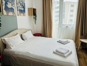 1 soverom, strykejern/-brett, wi-fi og sengetøy