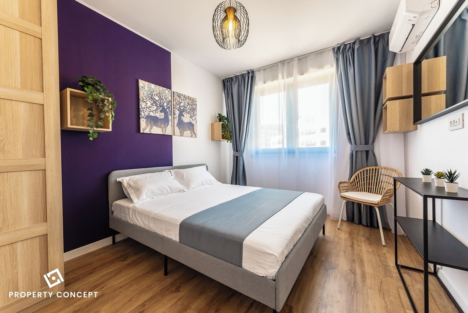 1 間睡房、熨斗/熨衫板、Wi-Fi、床單