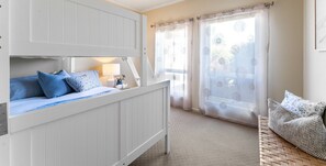 2 bedrooms, iron/ironing board, travel cot, WiFi