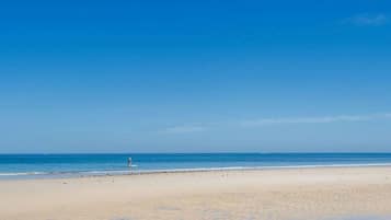 Vlak bij het strand