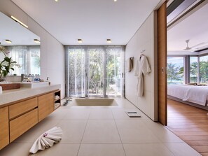 Free toiletries, hair dryer, slippers, towels