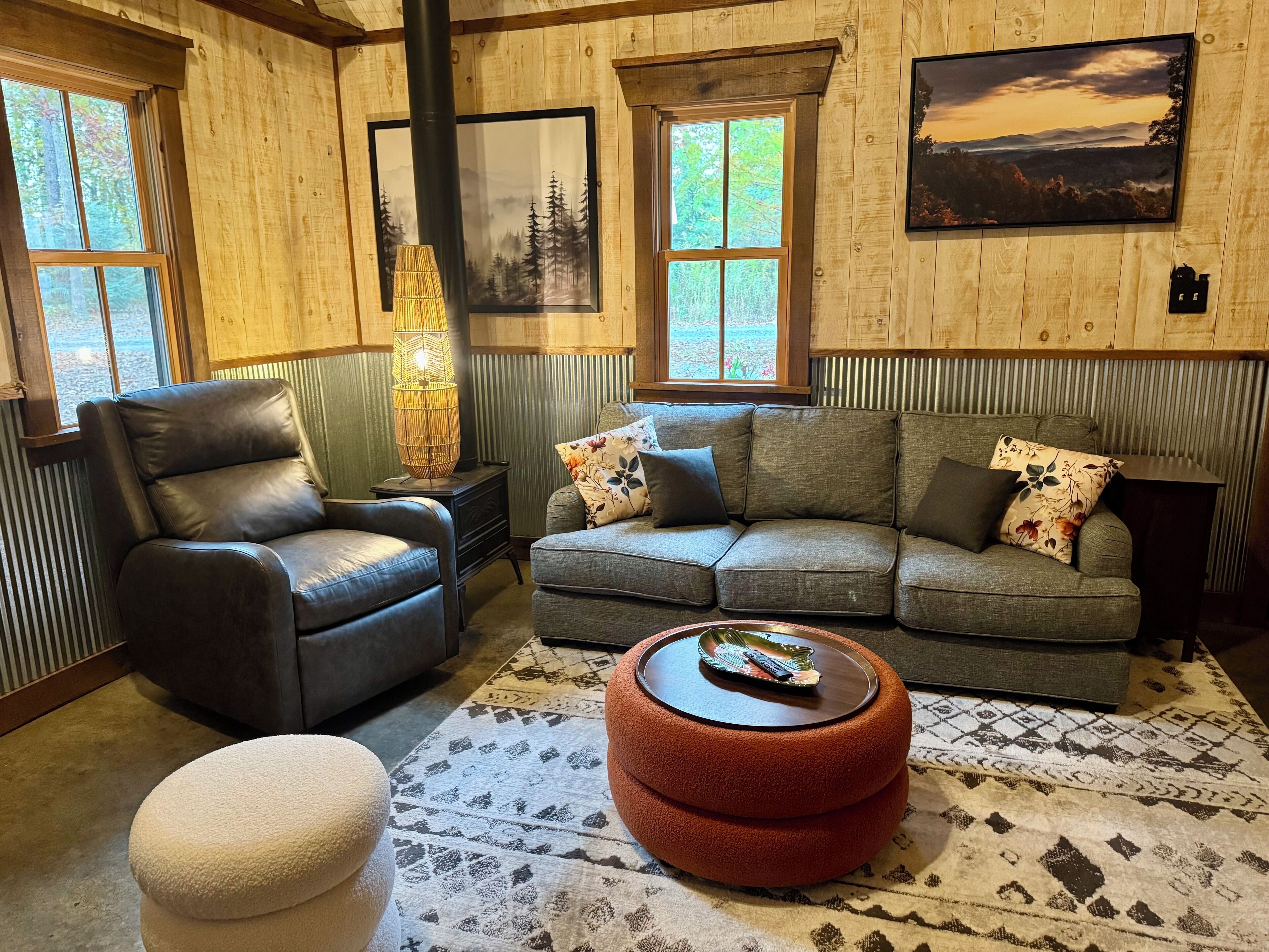 TV connectée, cheminée