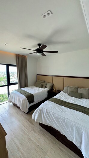 4 habitaciones, wifi, ropa de cama y acceso para silla de ruedas 