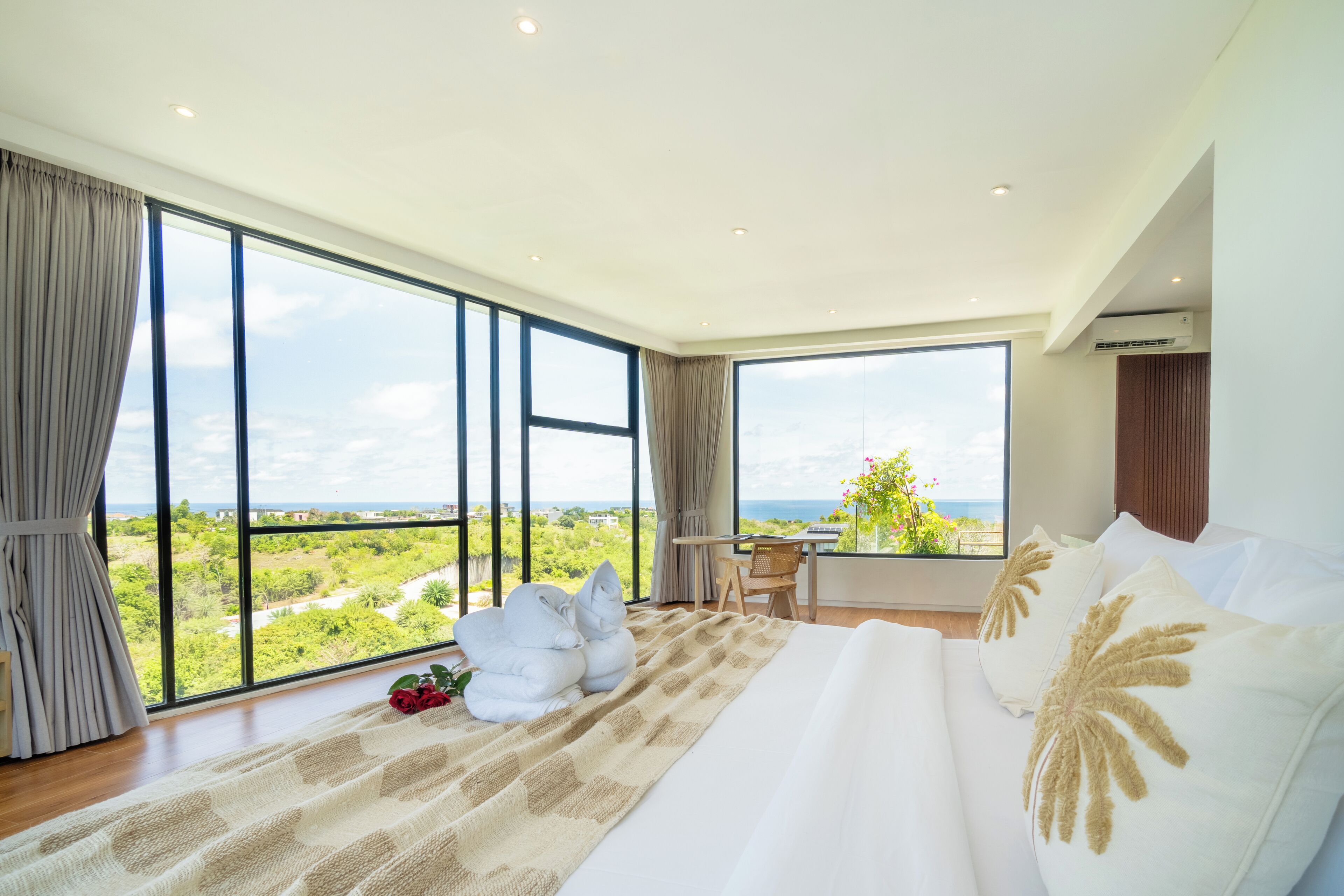 Desk, blackout drapes, cribs/infant beds, rollaway beds