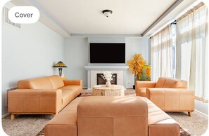 Télévision, cheminée