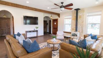 Smart TV, video games, foosball, table tennis