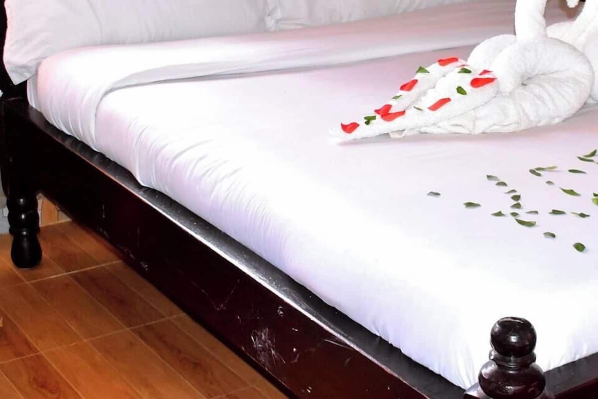 Free WiFi, bed sheets
