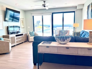 TV connectée, cheminée