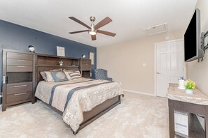 2 soveværelser, skrivebord, strygejern/strygebræt, Wi-Fi (tillægsgebyr)