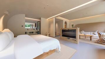 Mörkläggningsgardiner, ljudisolering och strykjärn/strykbräda