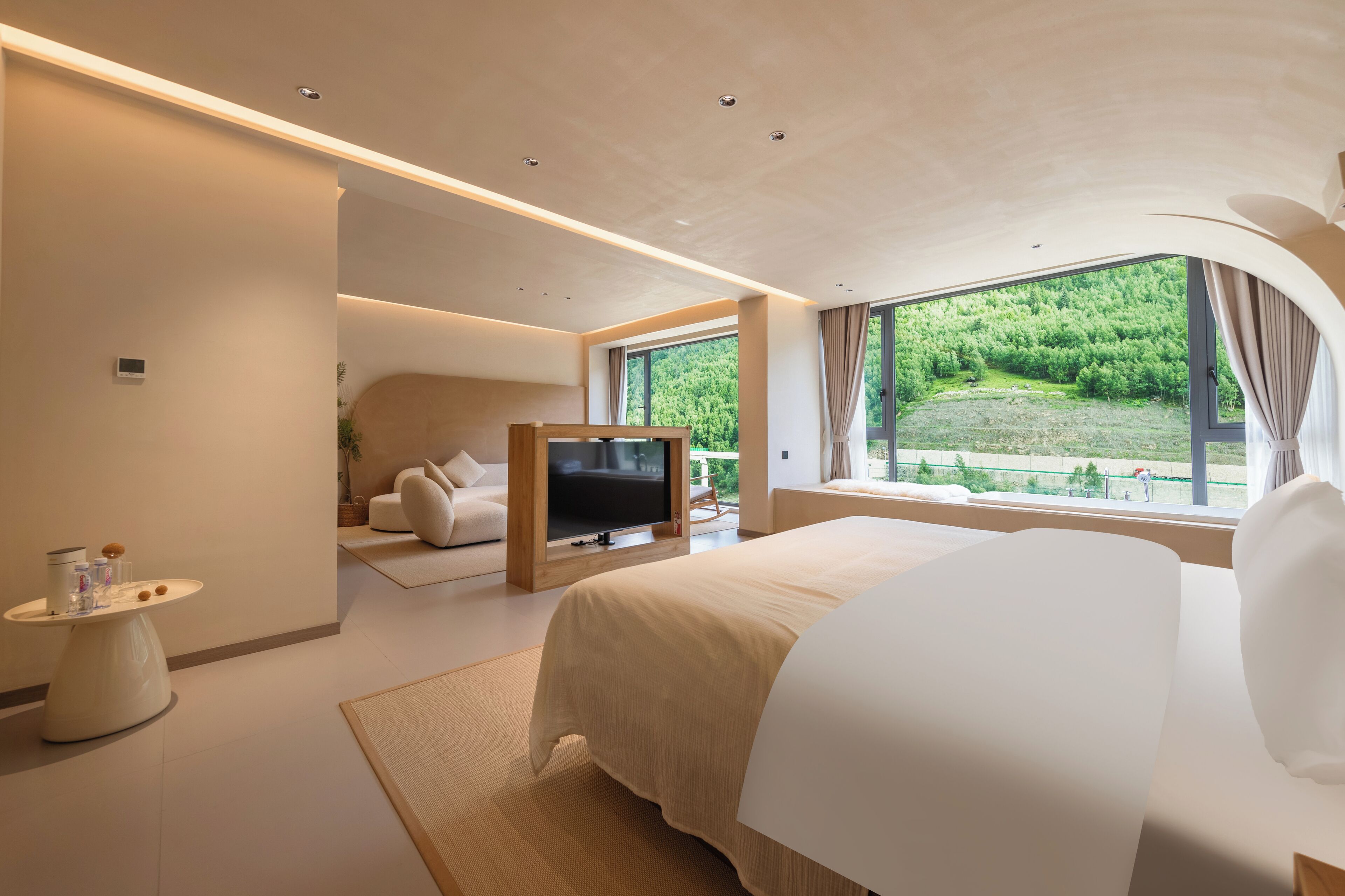 Cortinas blackout y sistema de insonorización 