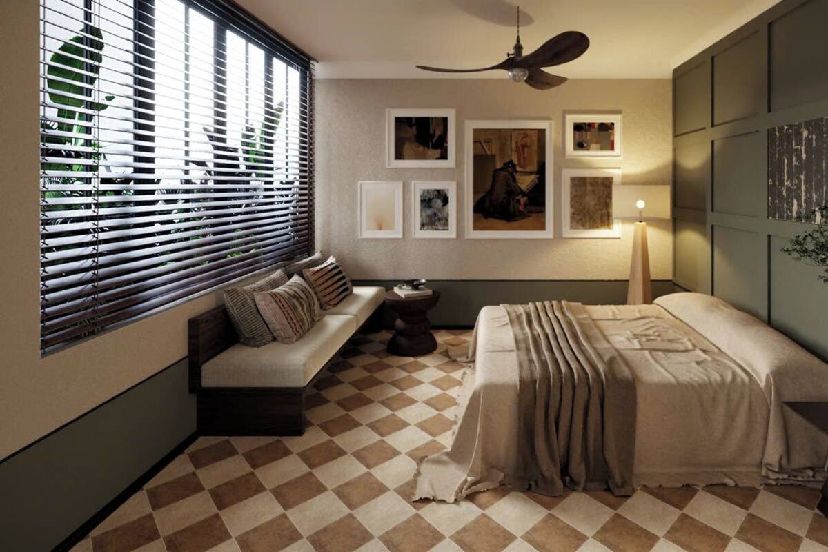 Chambre Deluxe, vue cour intérieure | Bureau, rideaux occultants, fer et planche à repasser, Wi-Fi gratuit