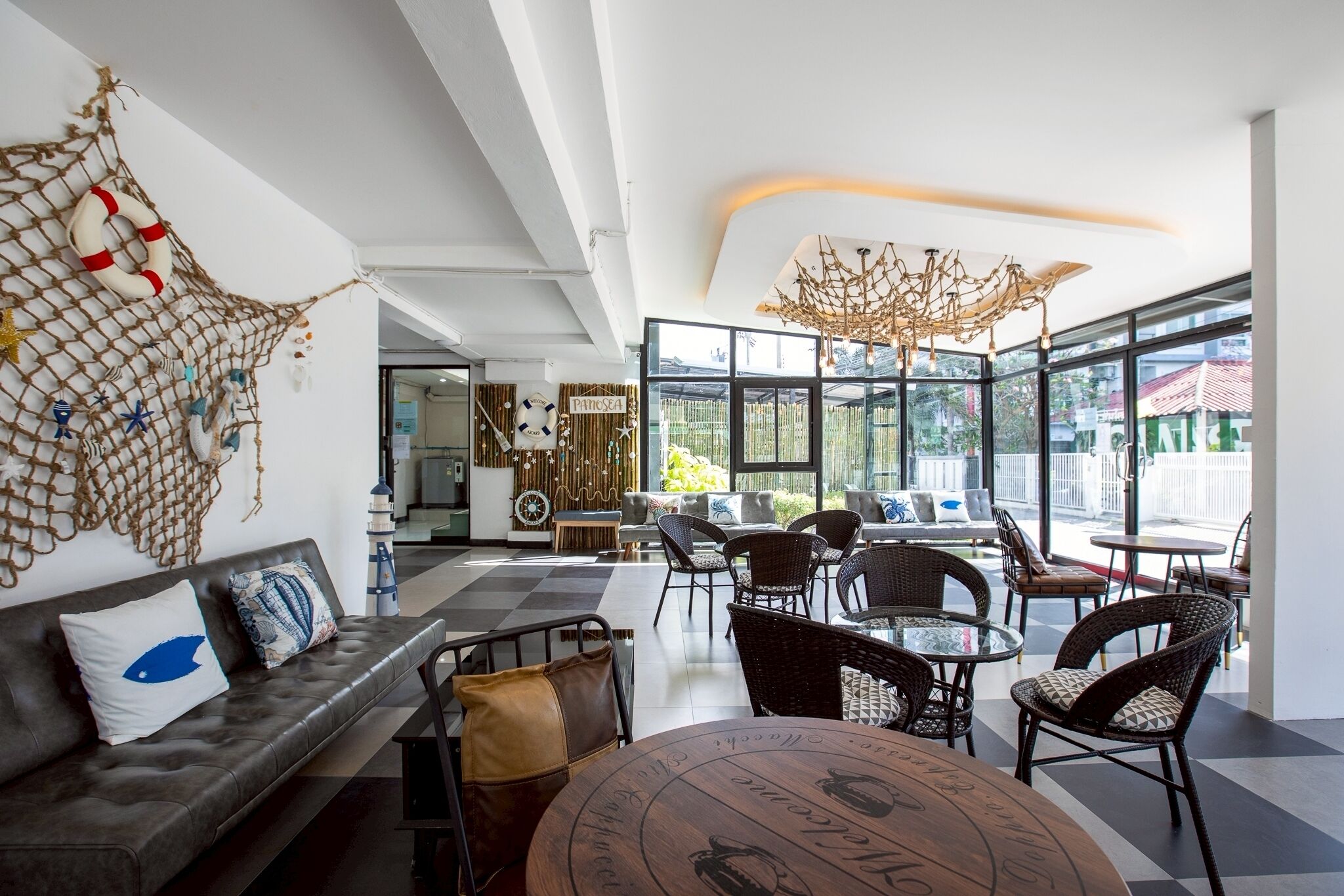 Zona de estar del vestíbulo