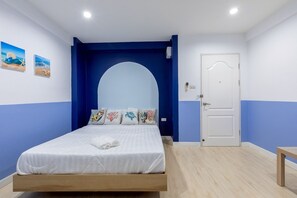 Superior-værelse | Skrivebord, arbejdsområde til bærbare computere, gratis Wi-Fi, sengetøj