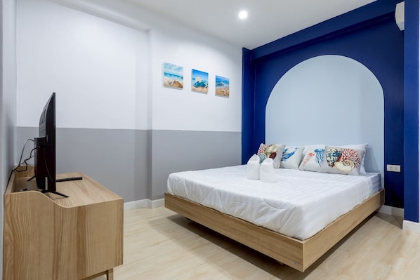 Habitación Deluxe doble | Escritorio, espacio para trabajar con un portátil, wifi gratis