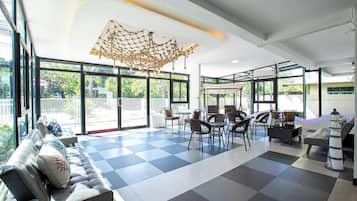 Zona de estar del vestíbulo