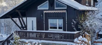 Cosy wooden chalet in the Ore Mountains